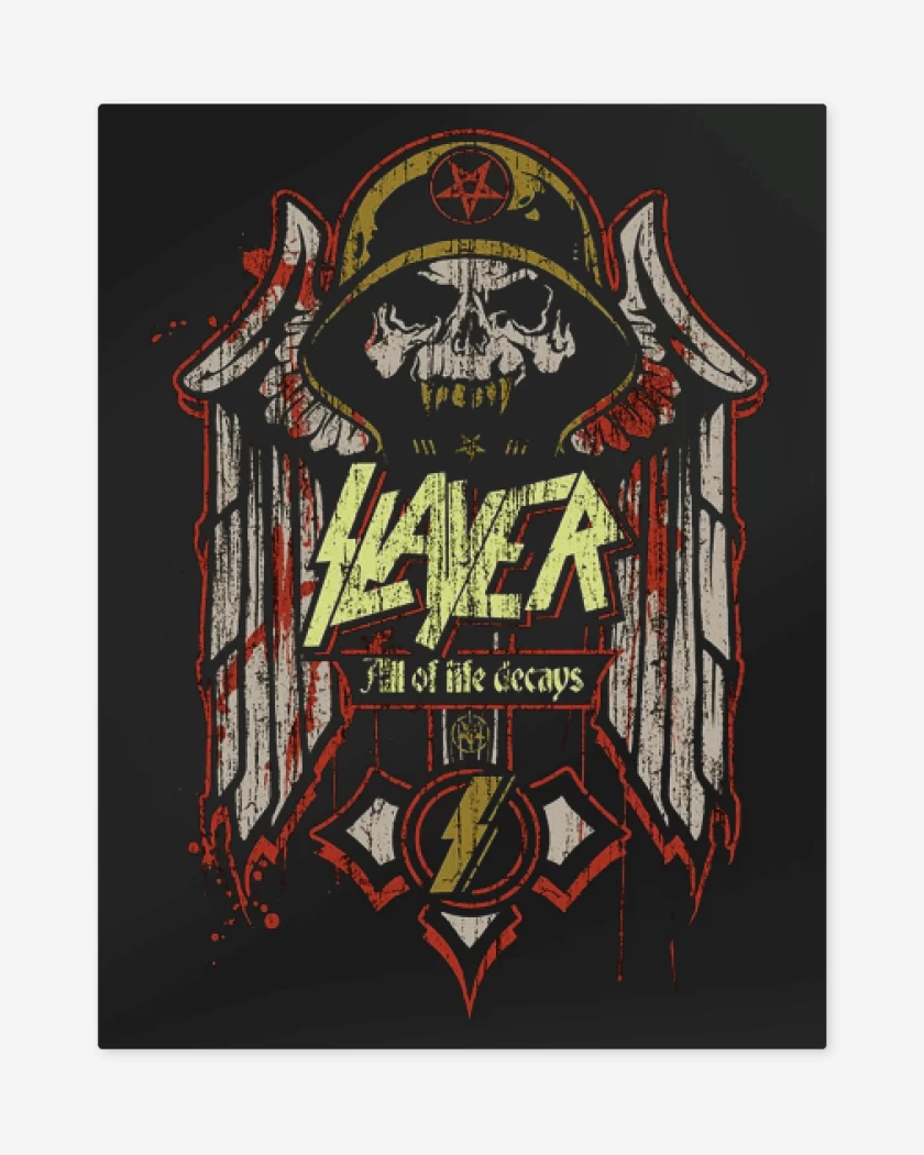 Print metalico Negro de Slayer 5