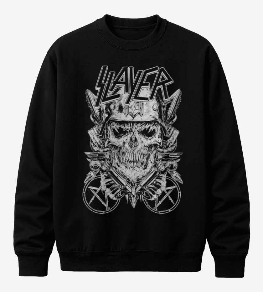 Poleron polo Negro de Slayer 6
