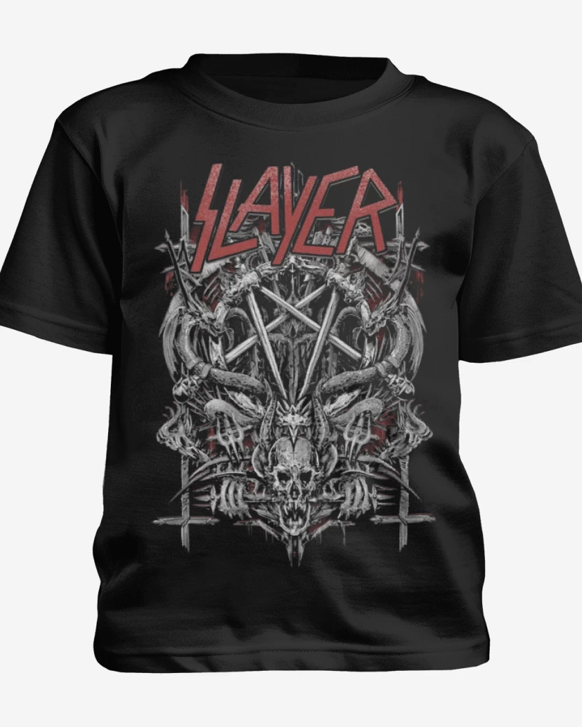 Polera de niño Negro de Slayer 7