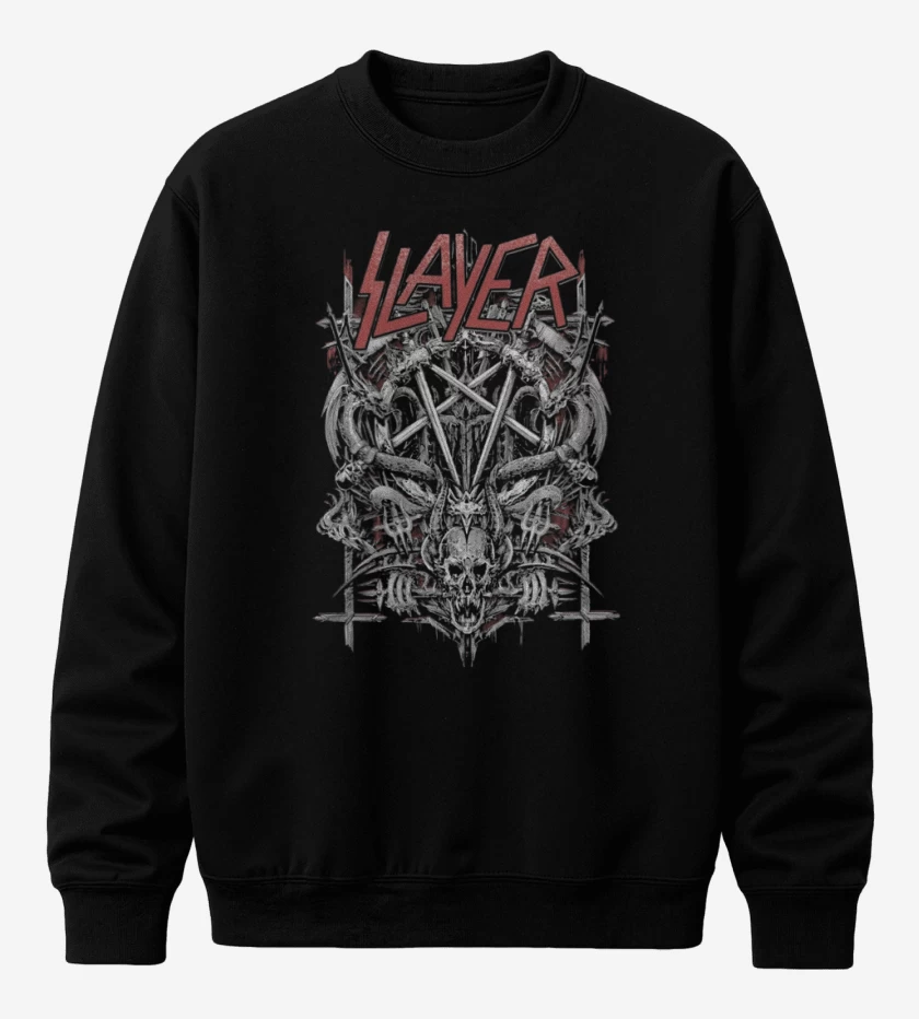 Poleron polo Negro de Slayer 7