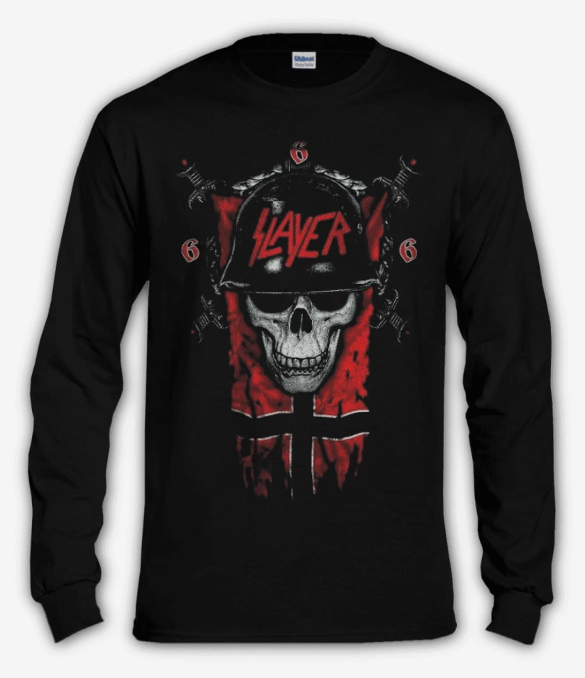 Polera manga larga Negro de Slayer 8