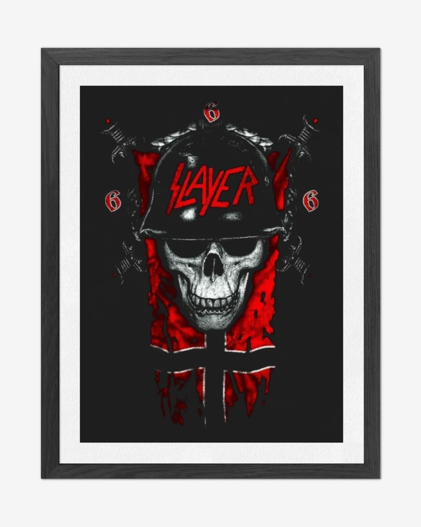 Cuadro decorativo Negro de Slayer 8