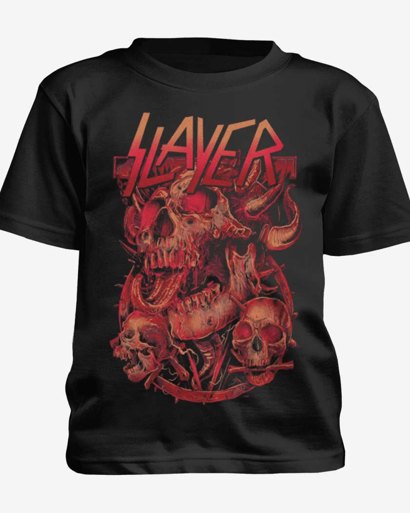 Polera de niño Negro de Slayer 9