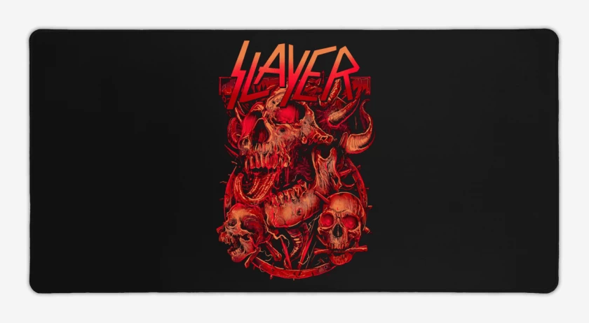 Mouse pad Gamer Negro de Slayer 9