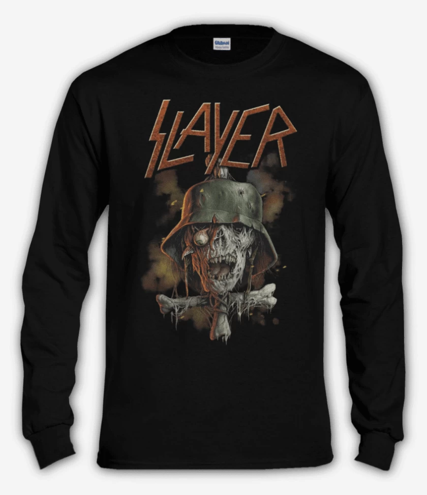 Polera manga larga Negro de Slayer 10