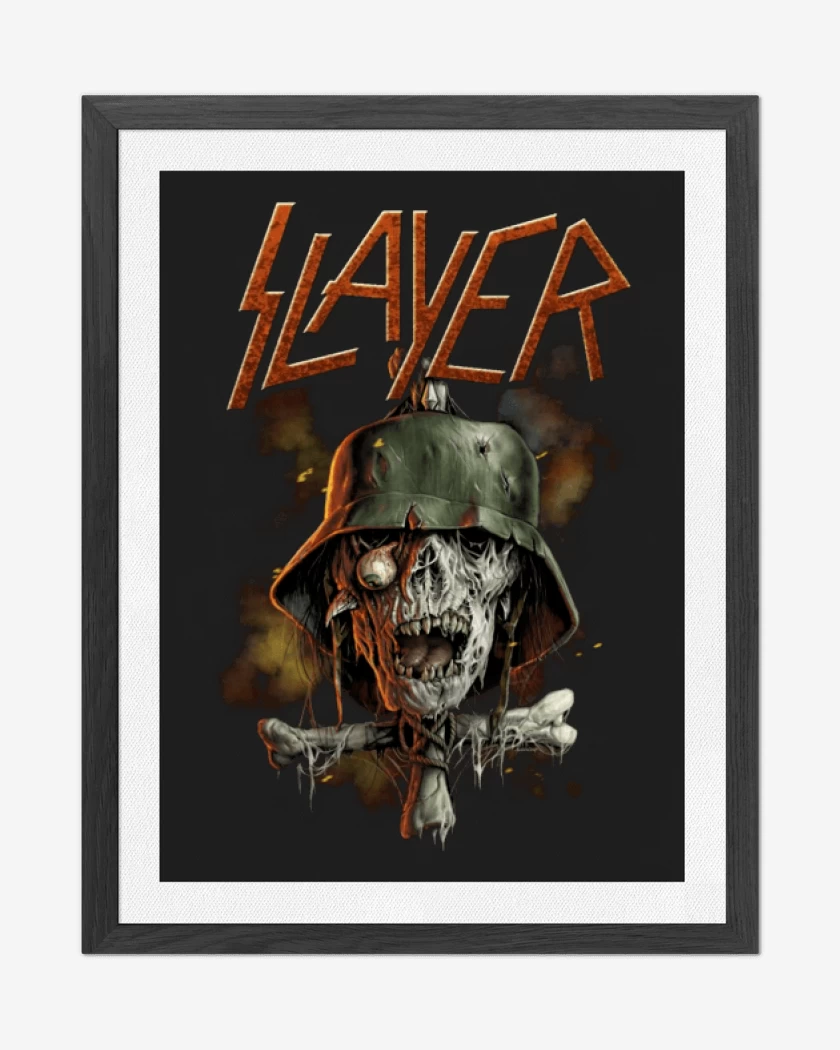 Cuadro decorativo Negro de Slayer 10