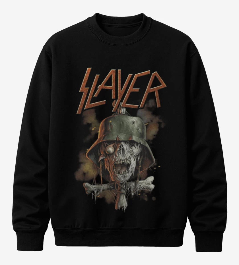 Poleron polo Negro de Slayer 10