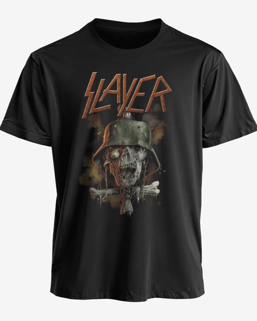Polera premium Negro de Slayer 10
