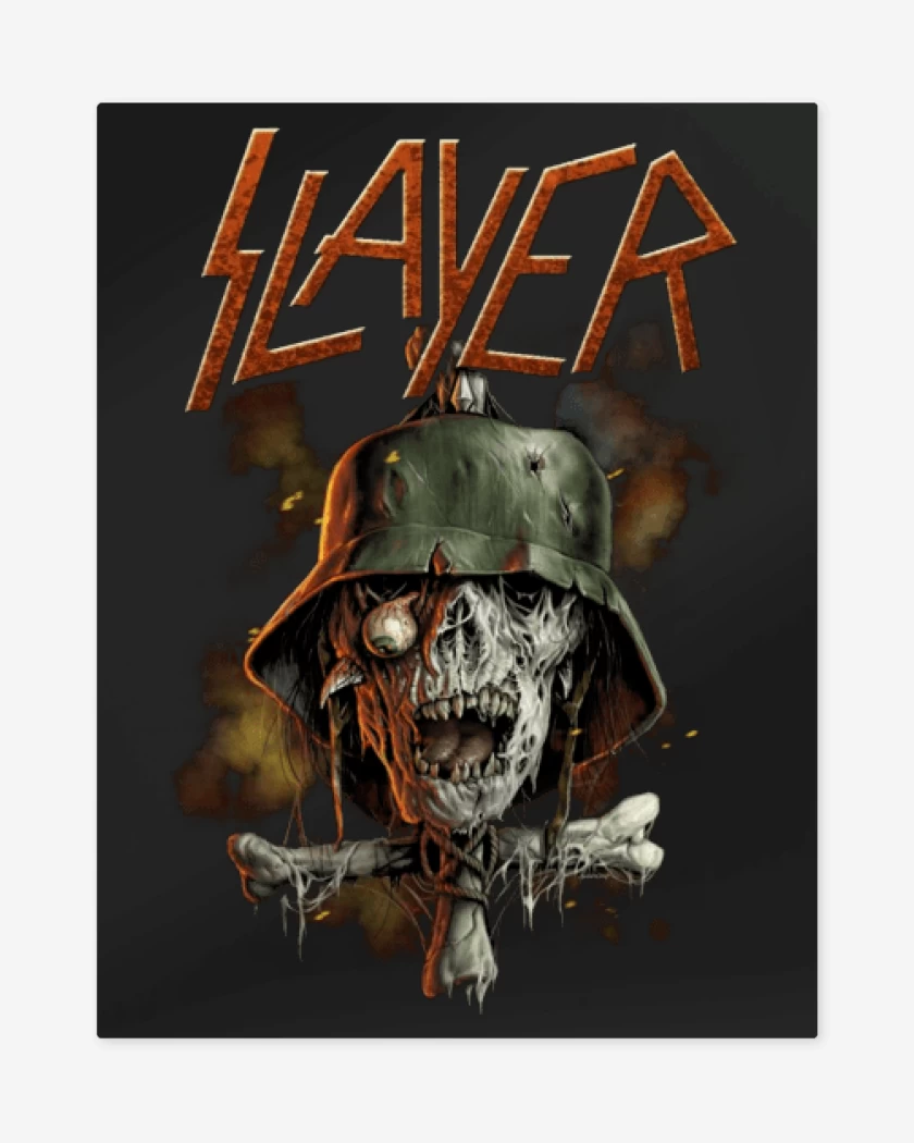 Print metalico Negro de Slayer 10