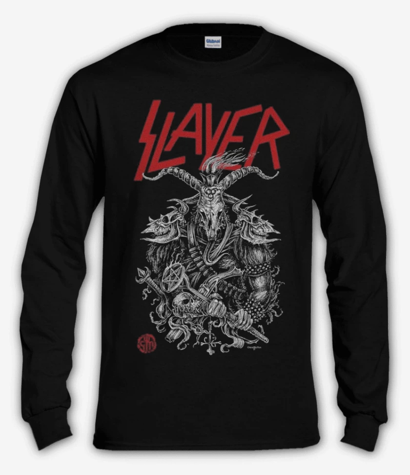 Polera manga larga Negro de Slayer 11