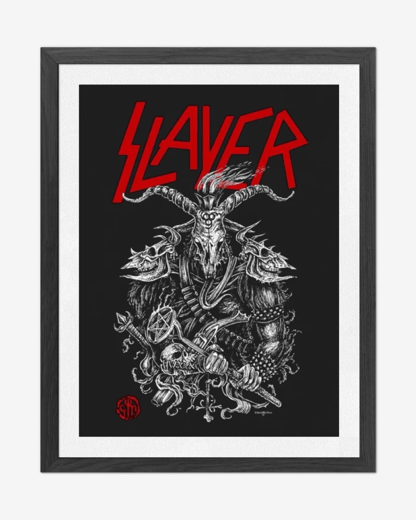 Cuadro decorativo Negro de Slayer 11
