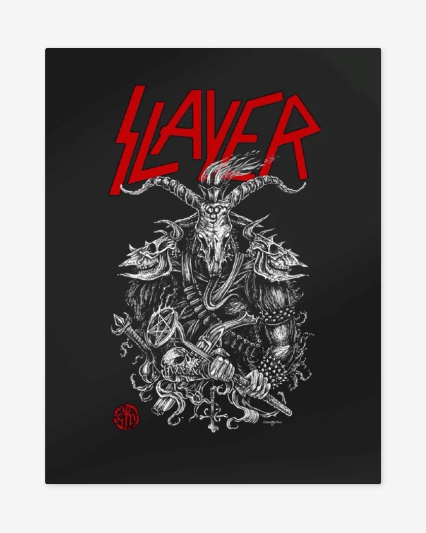 Print metalico Negro de Slayer 11