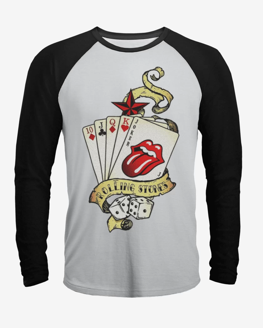 Polera Raglan Rolling Stones Full colors