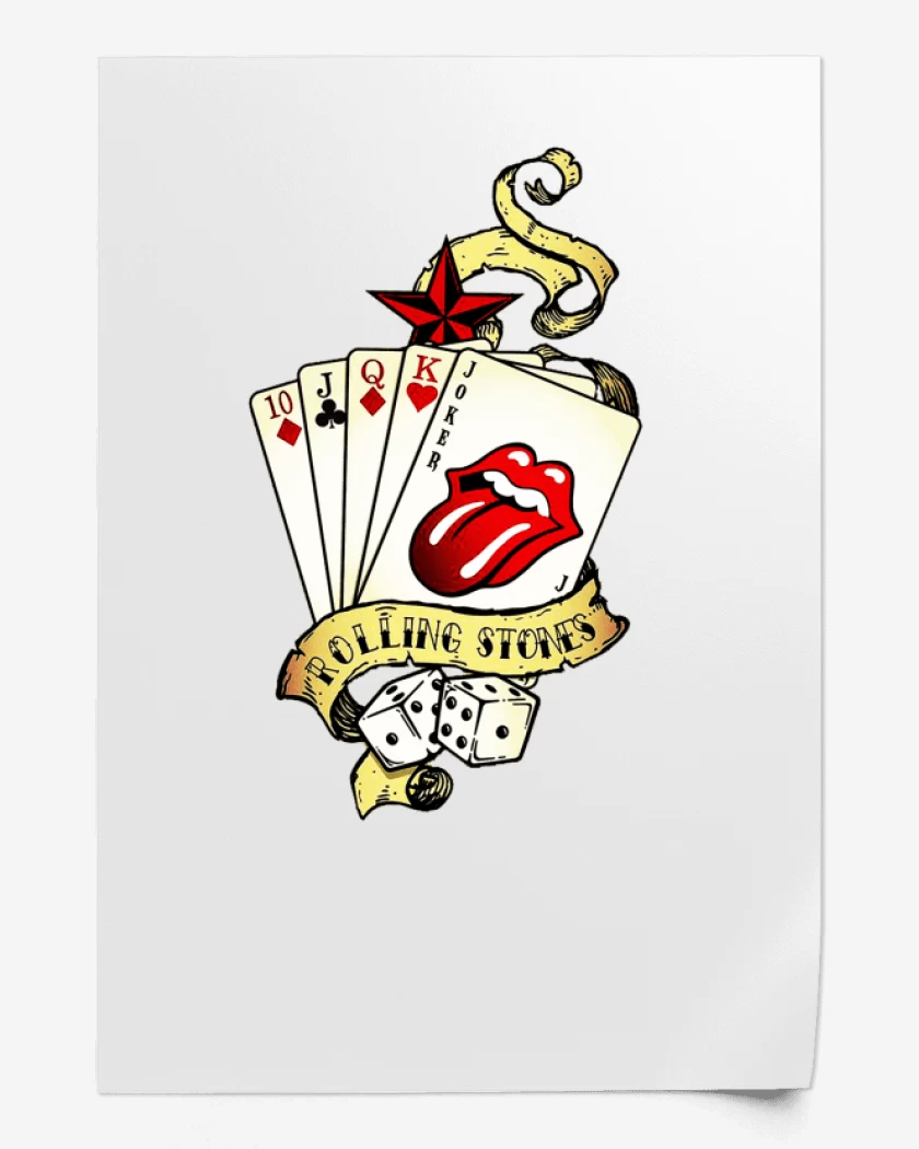Print Rolling Stones Full colors