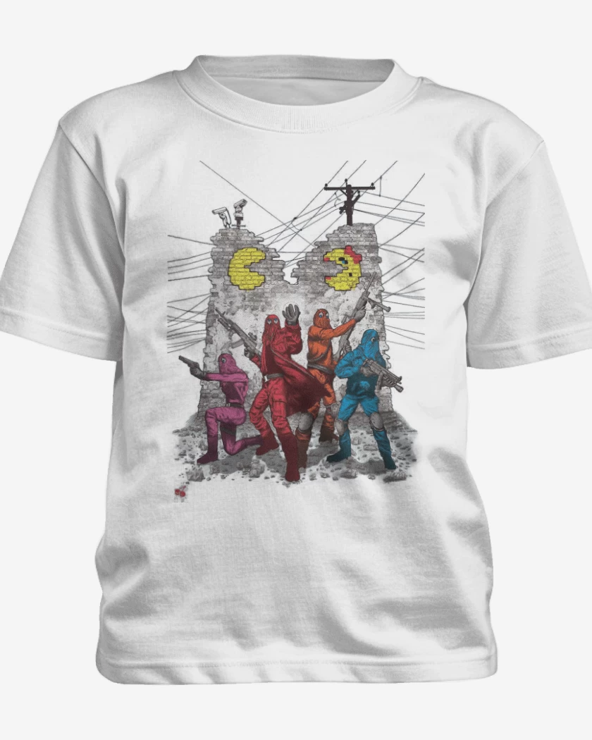 Polera de niño Blanco de Pac man