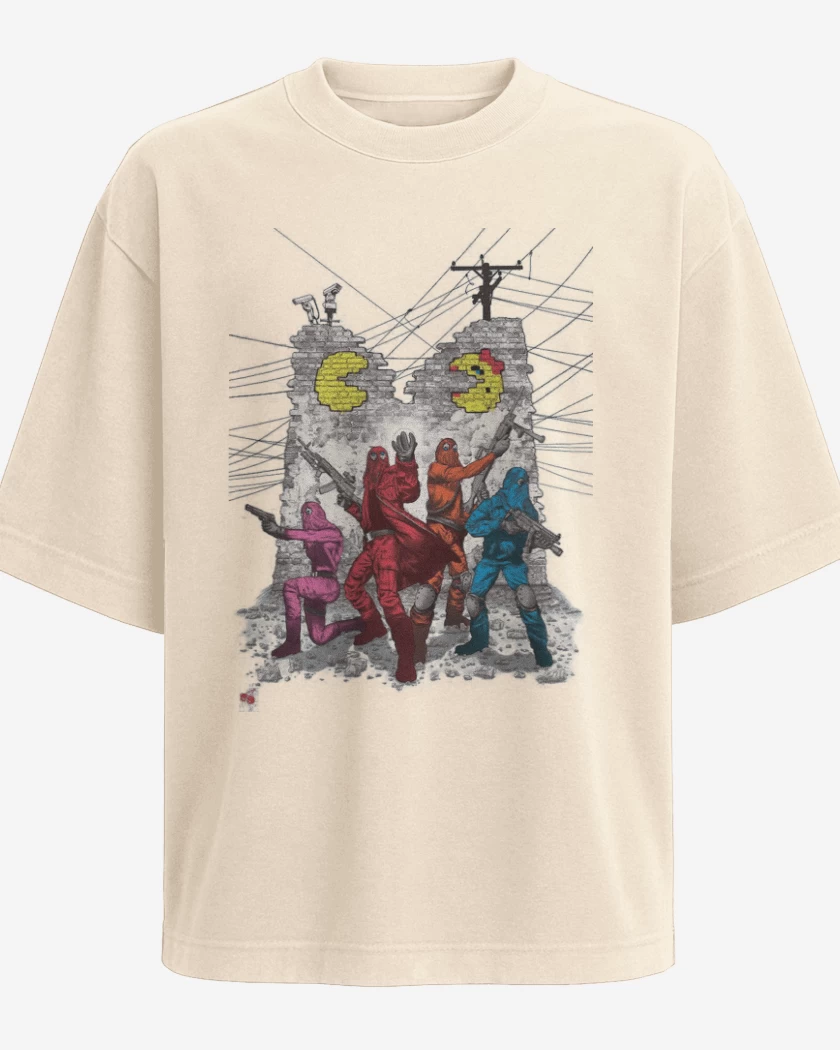 Polera Oversize Pac man