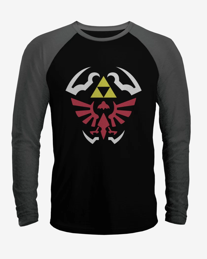 Polera Raglan The Legend Of Zelda - Hylian Shield