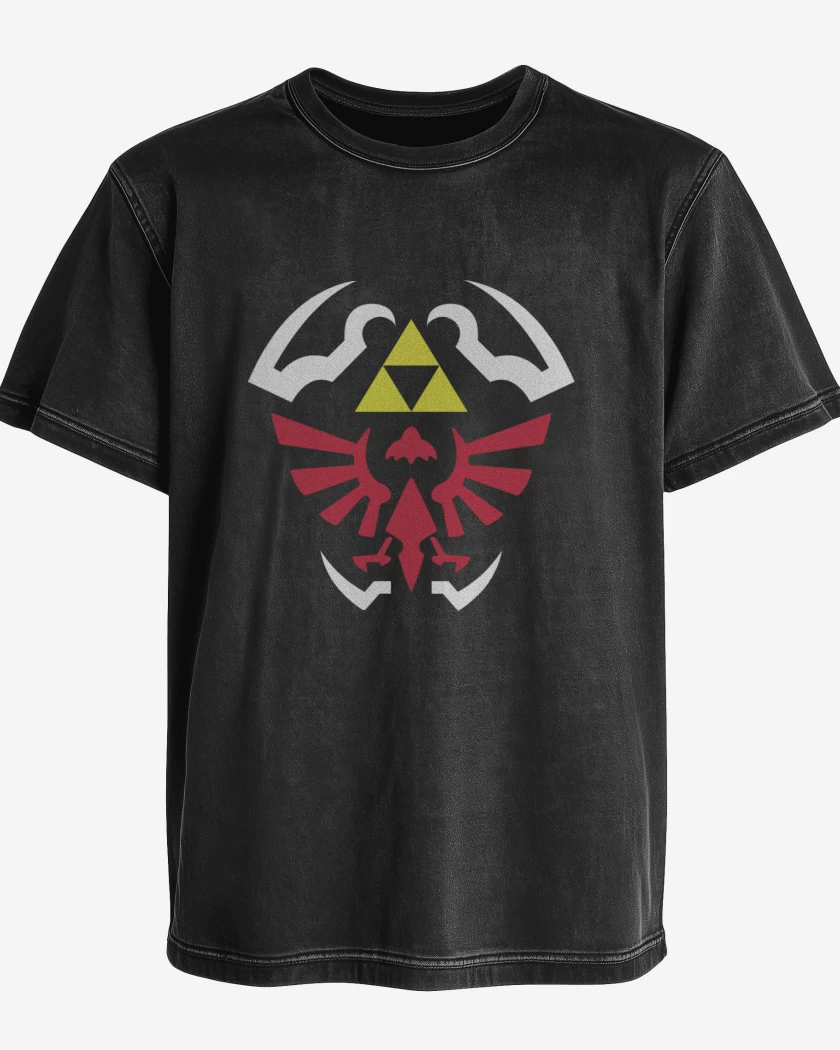Polera desgastada The Legend Of Zelda - Hylian Shield