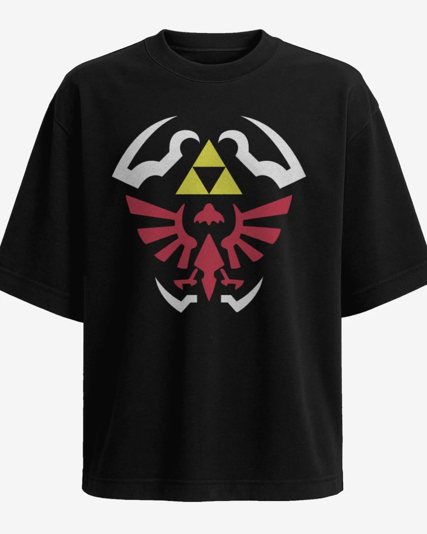 Polera Oversize The Legend Of Zelda - Hylian Shield