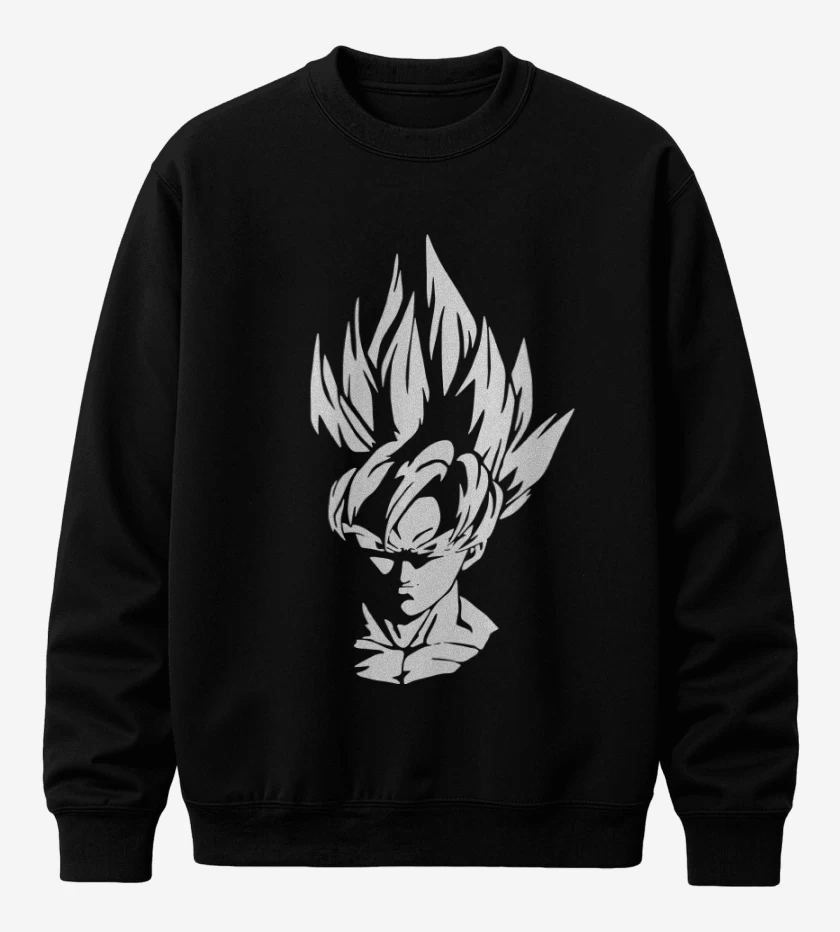 Poleron polo Negro de Goku sayayin