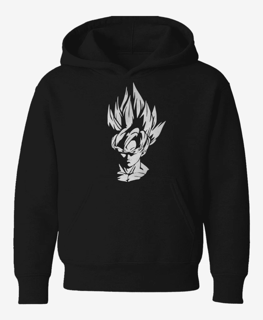 Poleron de niño Negro de Goku sayayin