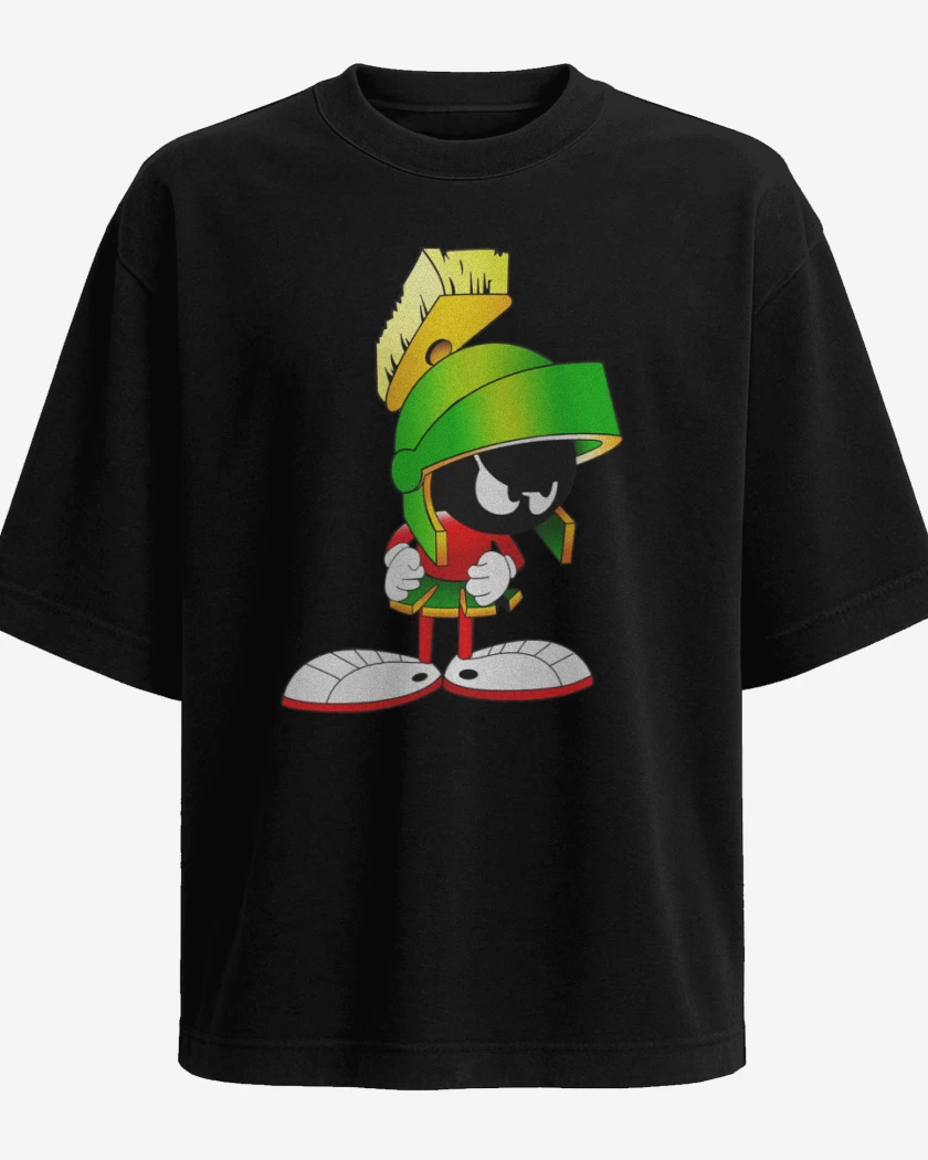 Polera Oversize Negro de Marvin 2
