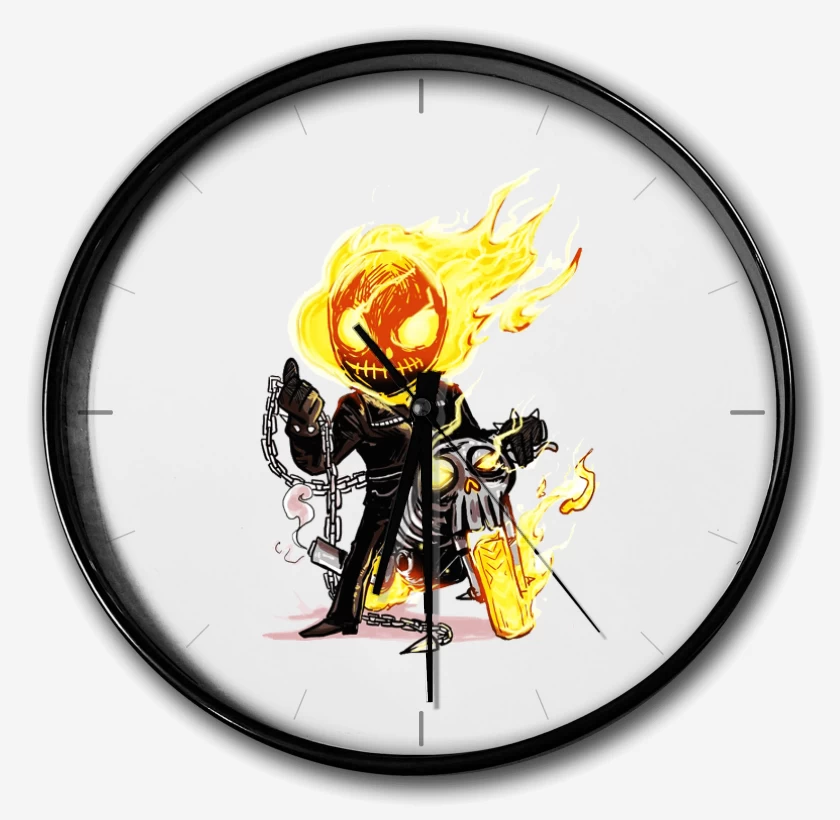 Reloj Blanco de Ghost rider chibi