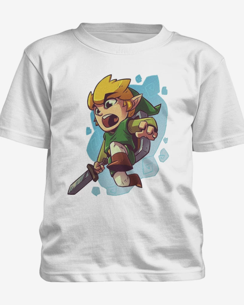 Polera de niño Blanco de Chibi link