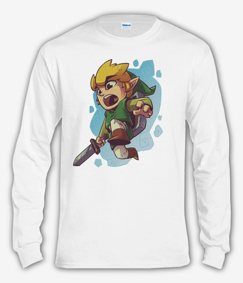 Polera manga larga Blanco de Chibi link