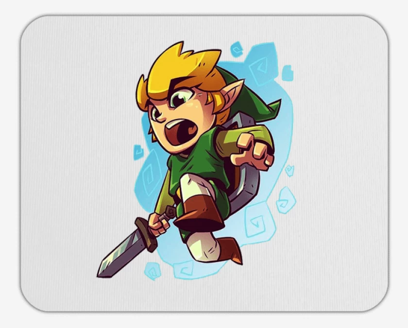 Mousepad Blanco de Chibi link