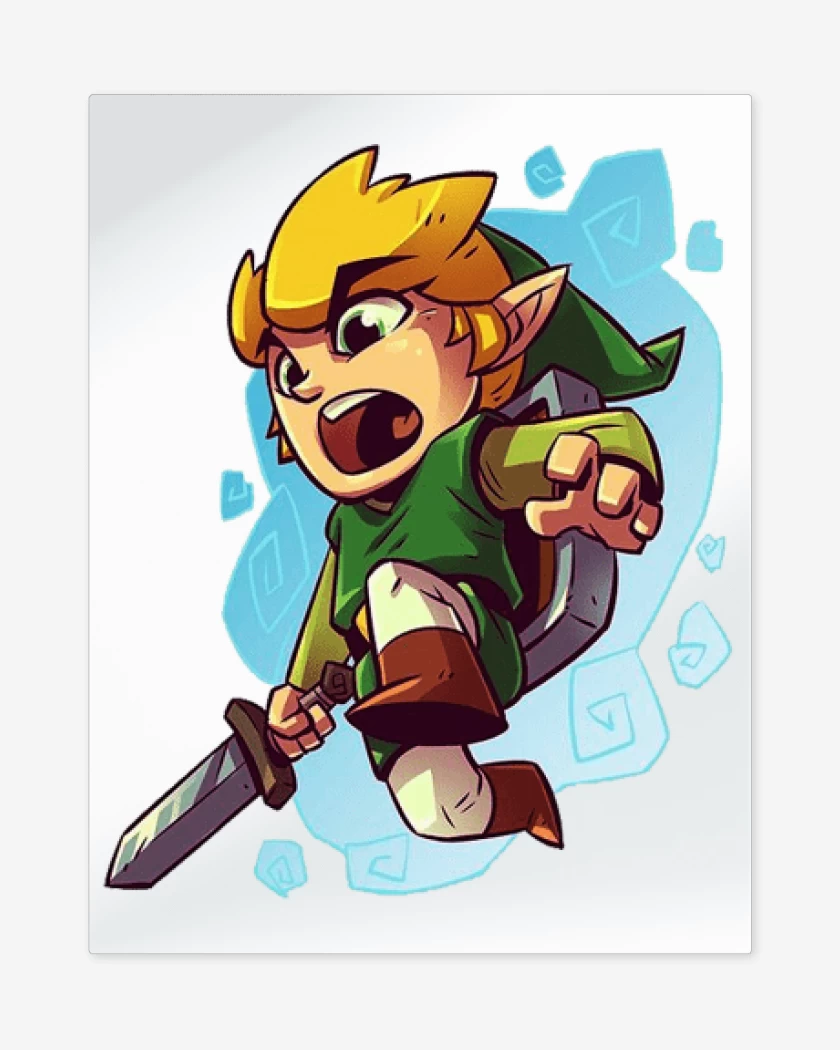 Print metalico Chibi link