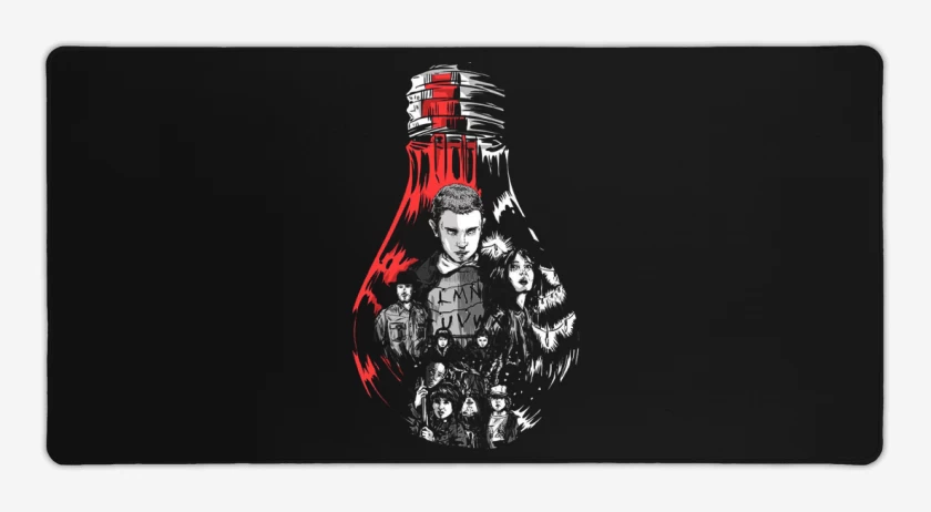 Mouse pad Gamer Stranger Things Ampolleta