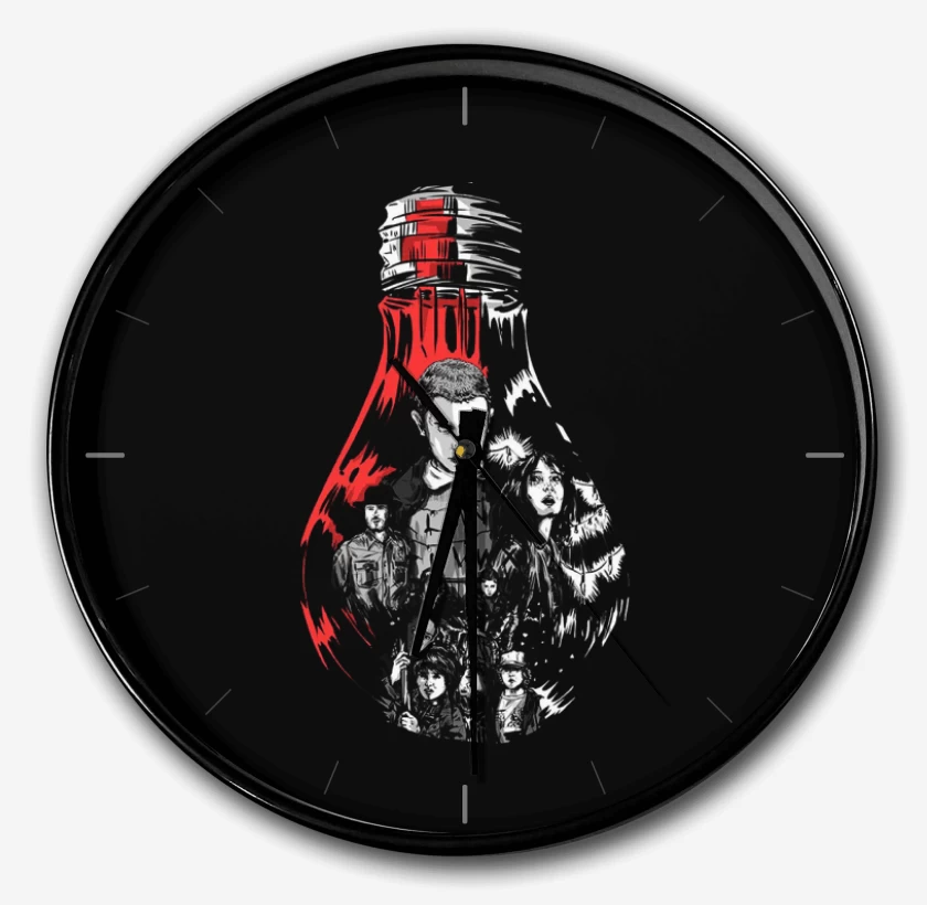 Reloj Negro de Stranger Things Ampolleta