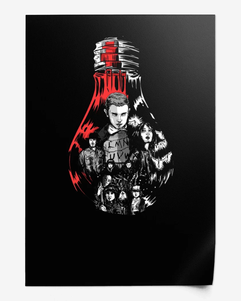 Print Stranger Things Ampolleta