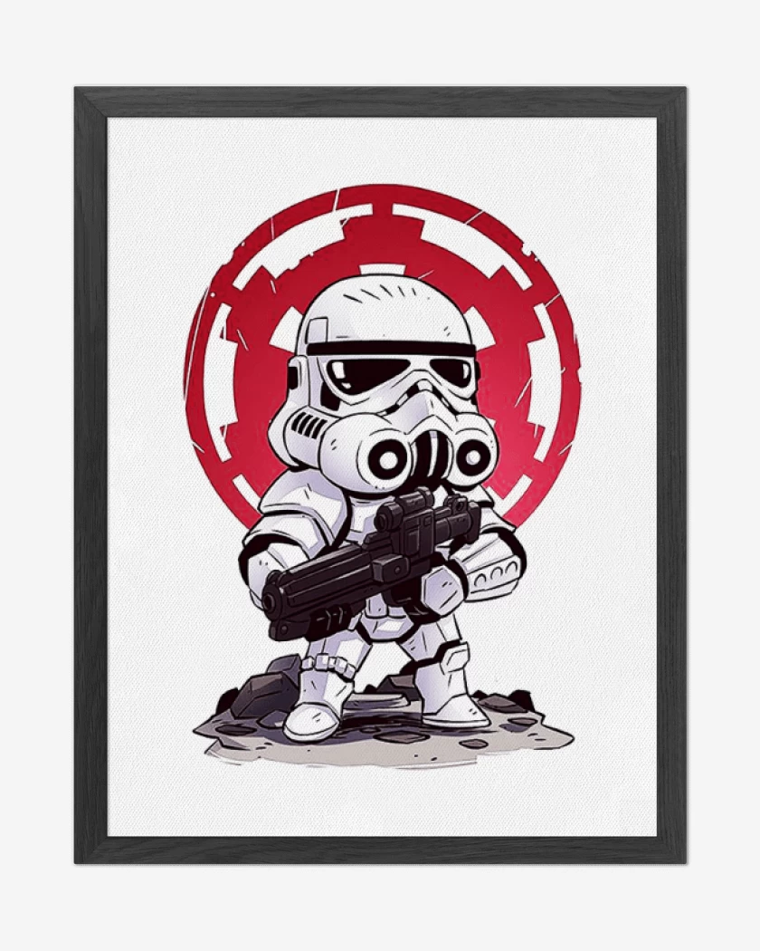 Cuadro decorativo Blanco de Troopito