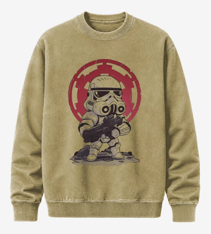 Poleron Polo Acid Wash Beige de Troopito