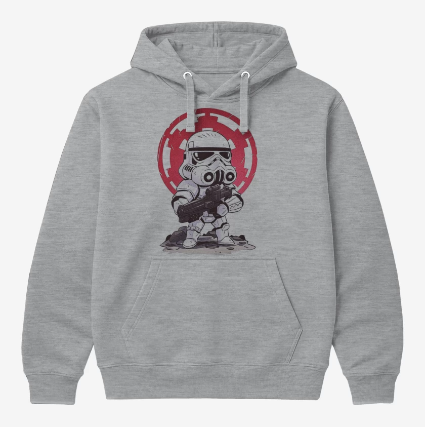 Polerón Canguro Gris Melange de Troopito