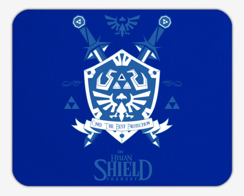 Mousepad The Legend Of Zelda - Hylian Shield Foundry