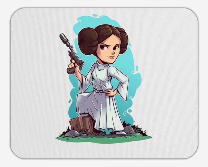 Mousepad Princesa Leia