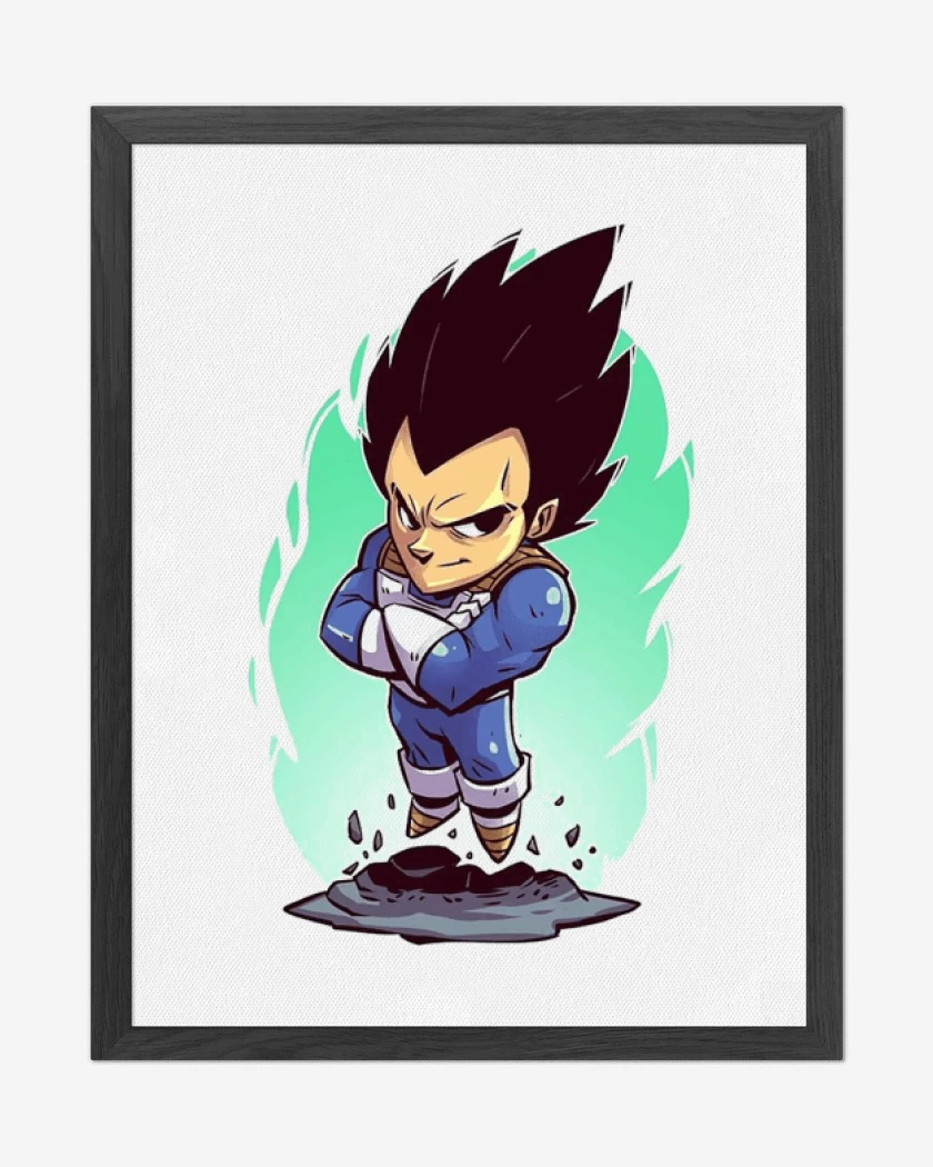 Cuadro decorativo Blanco de Vegeta Color