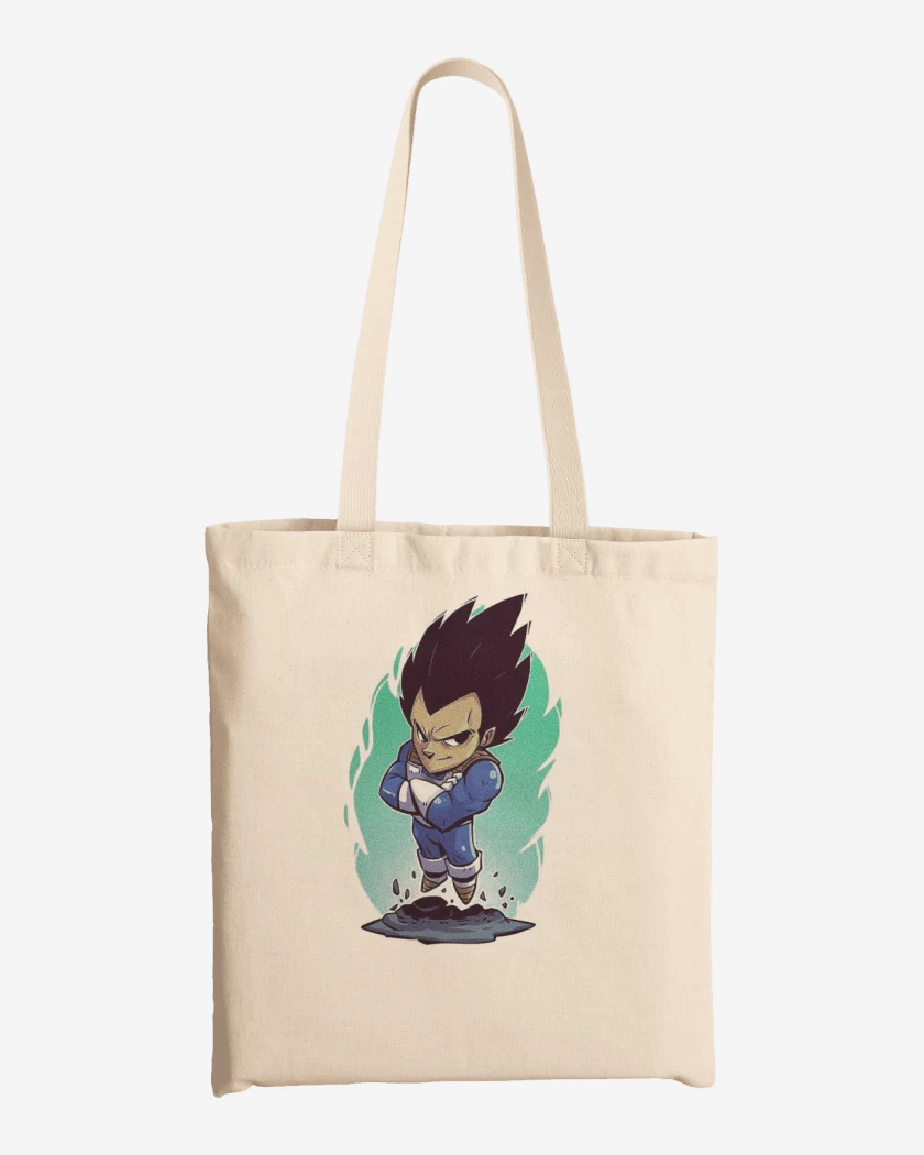 Totebag Blanco de Vegeta Color