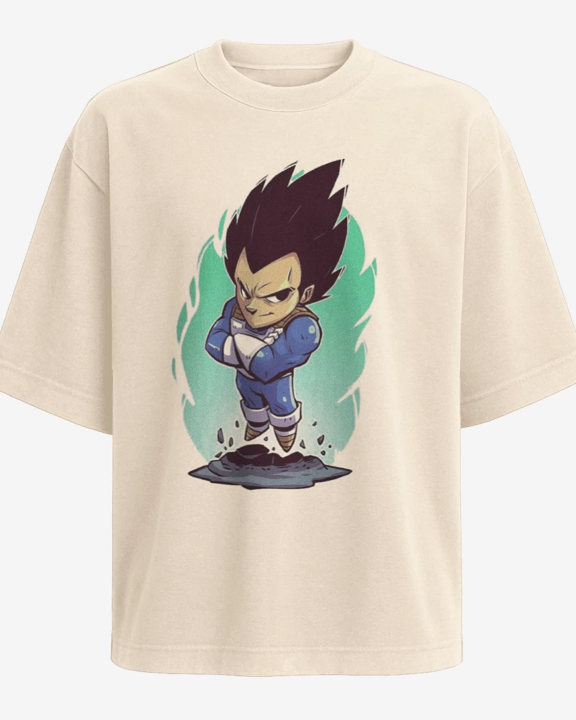 Polera Oversize Beige de Vegeta Color