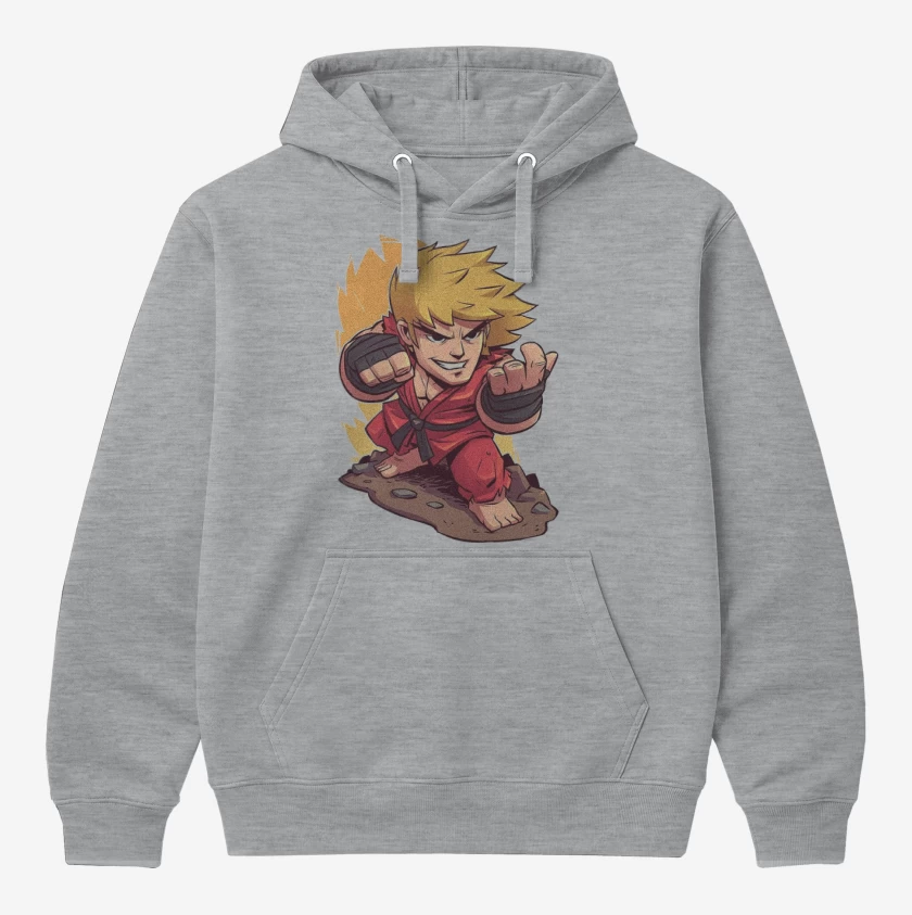 Polerón Canguro Gris Melange de Ken