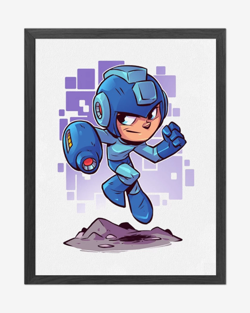 Cuadro decorativo Chibi Megaman 