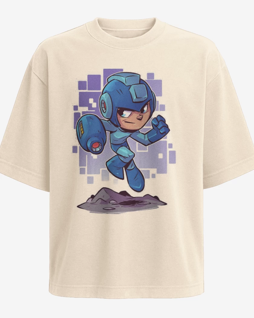 Polera Oversize Chibi Megaman 