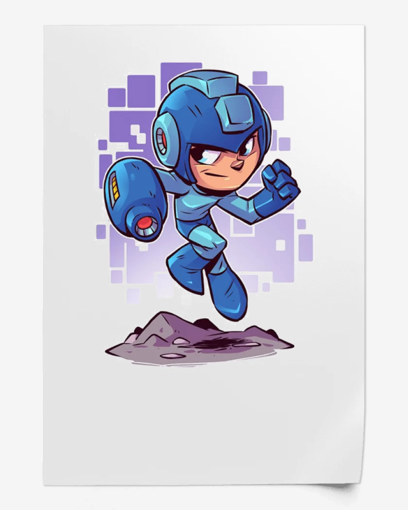 Print Chibi Megaman 