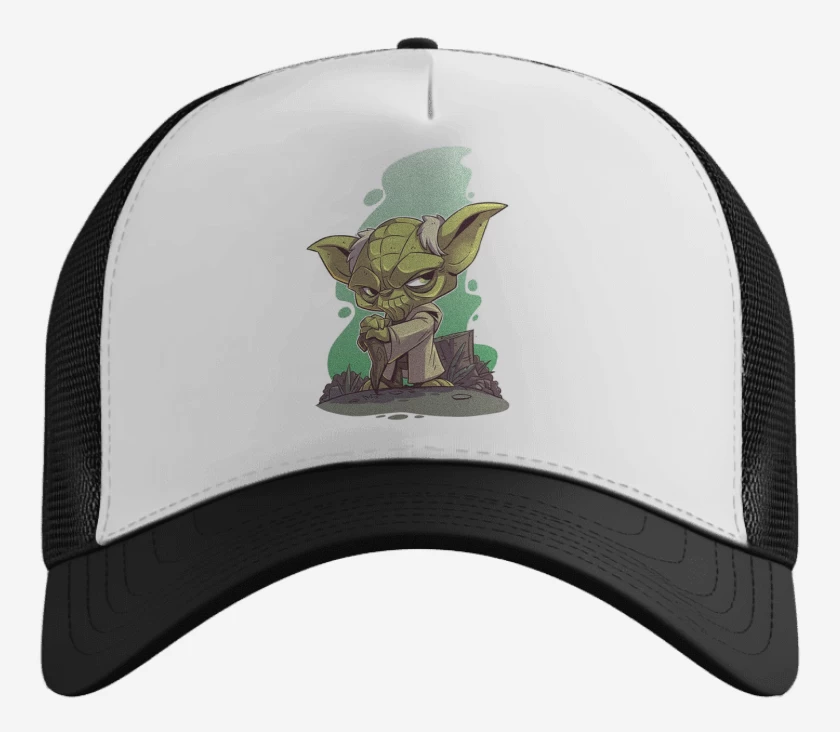 Gorro Blanco de Chibi Yoda