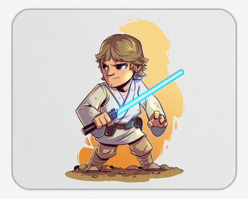 Mousepad Chibi Luke Skywalker