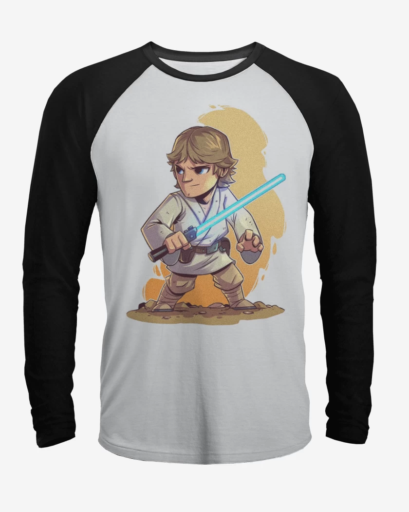 Polera Raglan Chibi Luke Skywalker