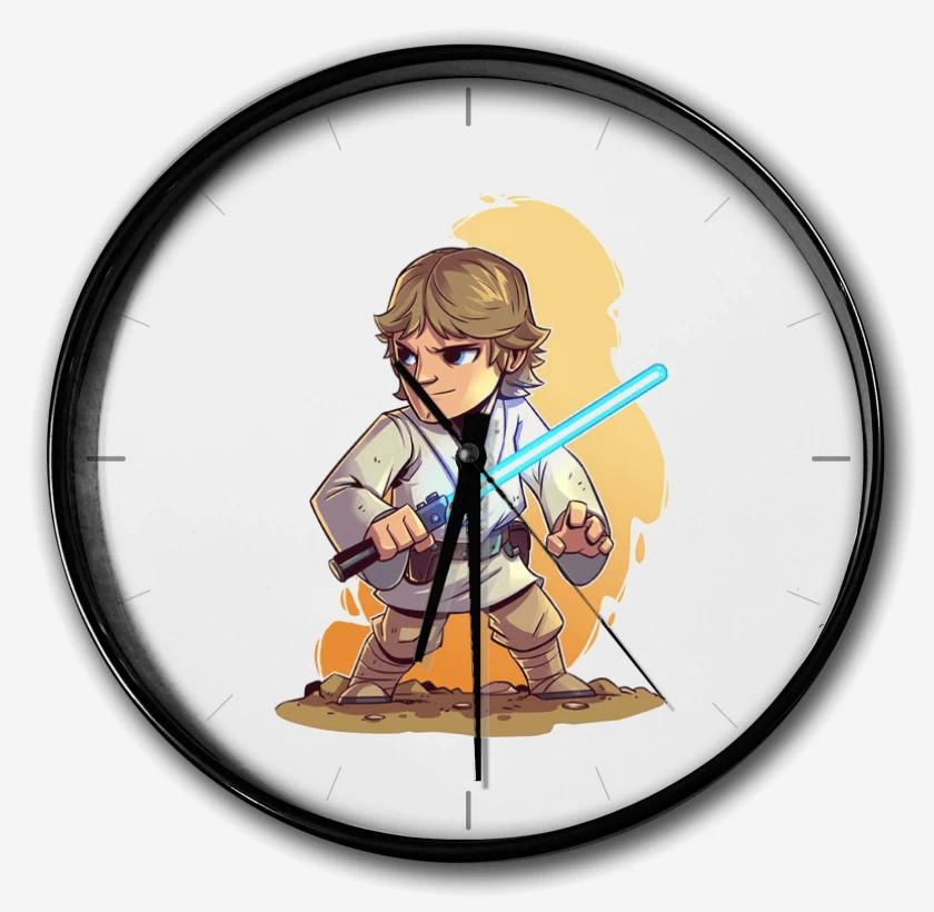 Reloj Blanco de Chibi Luke Skywalker